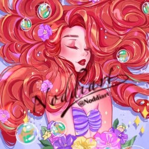 Mermaid ART PRINT  (large print) PATREON