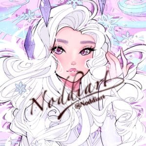 ice queen ART PRINT  (large print) PATREON