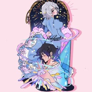 Eternal bound star sky couple  ~ Pin presale