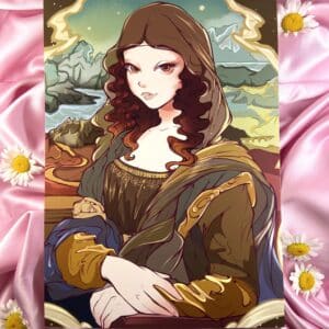 A4 large print mona~