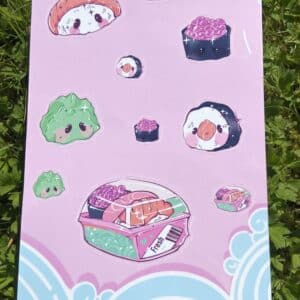 Sushi Art sticker sheet~