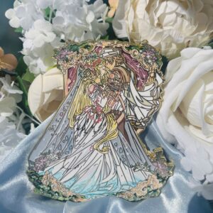 Secret wedding in hand