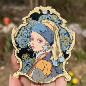 Fine starry night pearl  in hand