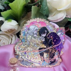 Moments in time varient yellow dress 3 layer pin ~ in hand